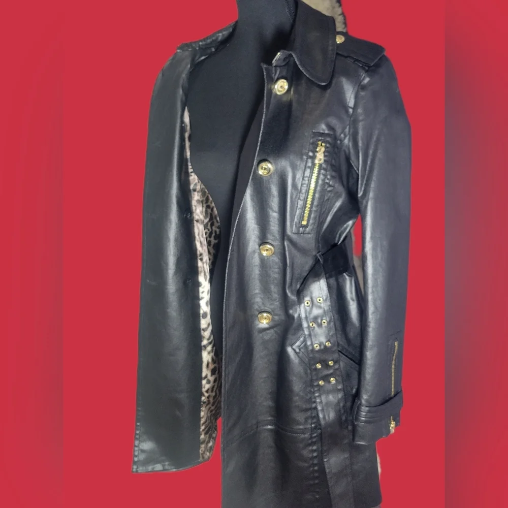 Juicy Couture Black trench. Size medium - Picture 3 of 9